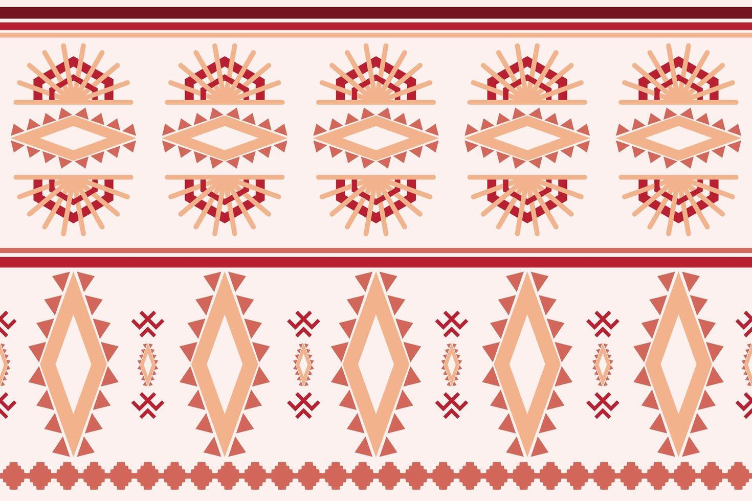 Navajo native american fabric seamless pattern geometric tribal ethnic traditional background design elements design for carpet wallpaper clothing rug interior embroidery illustration. vector