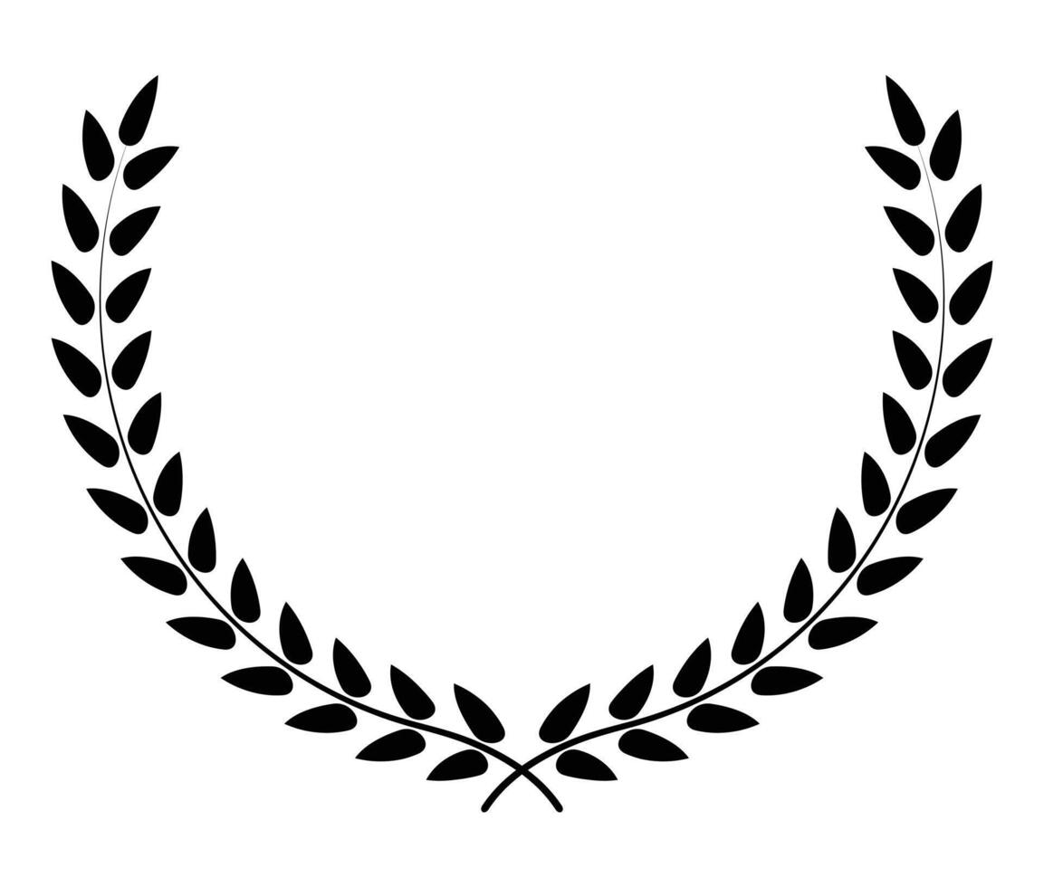 Circular leaf design with branch vector
