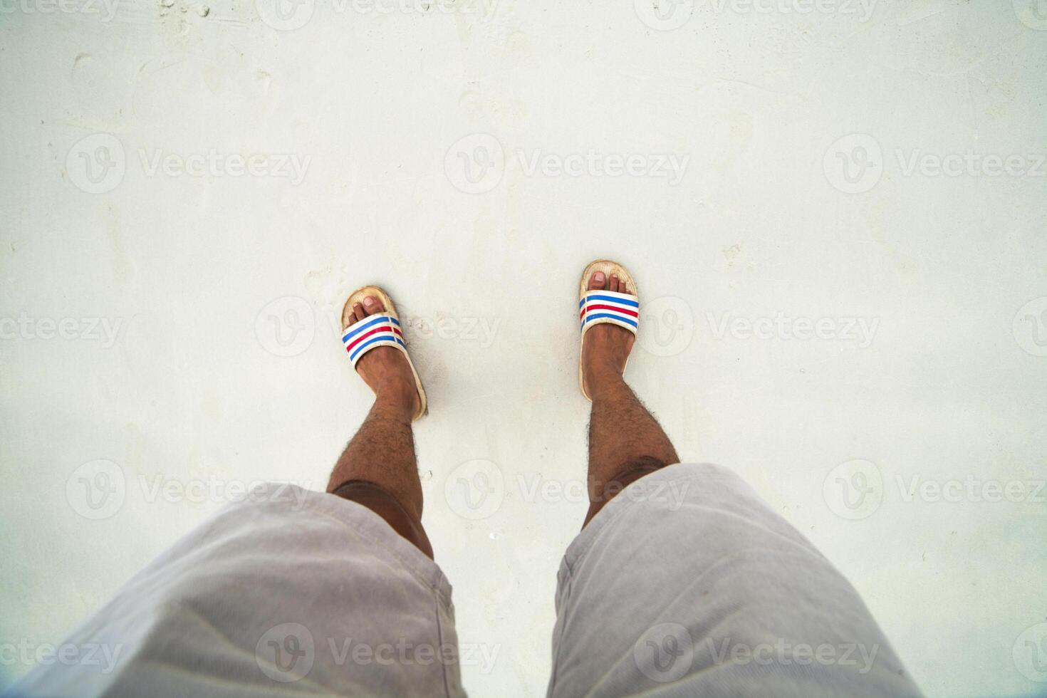 walk on the sand beach photo