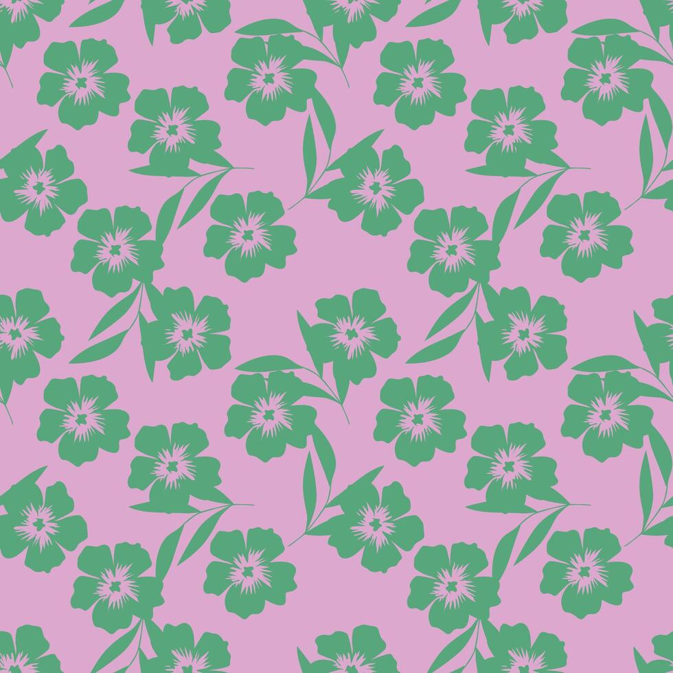 textile design with beautiful abstract flowers pattern image vector