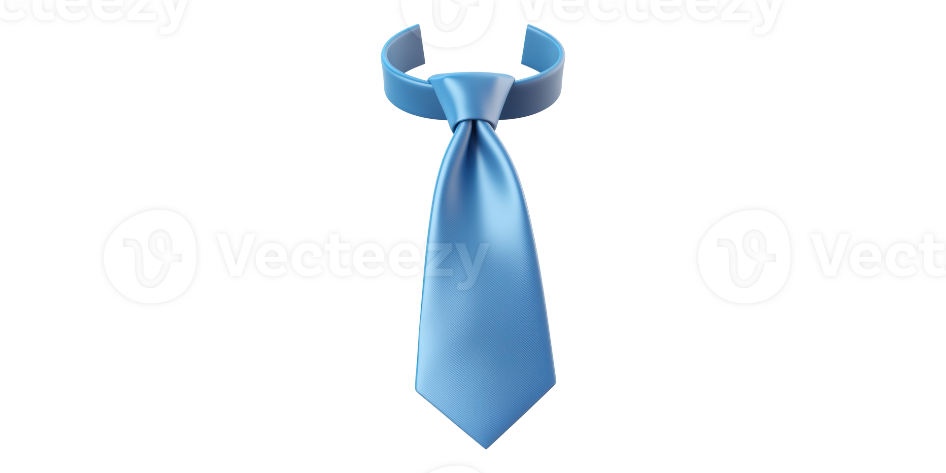 Blue Tie Illustration Isolated on Transparent Background png