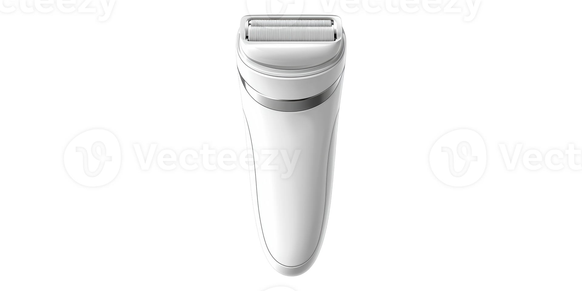 Electric Shaver With Curved Head Isolated on Transparent Background png