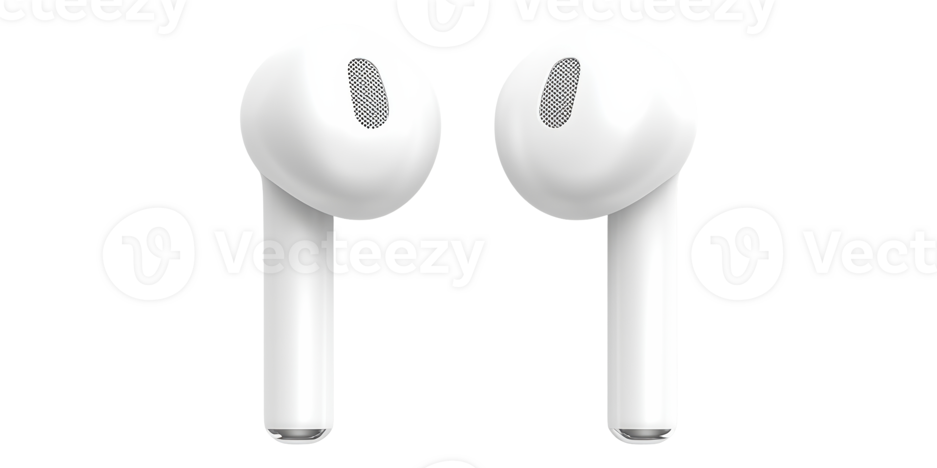 Wireless Earbuds With Sleek Design Isolated on Transparent Background png