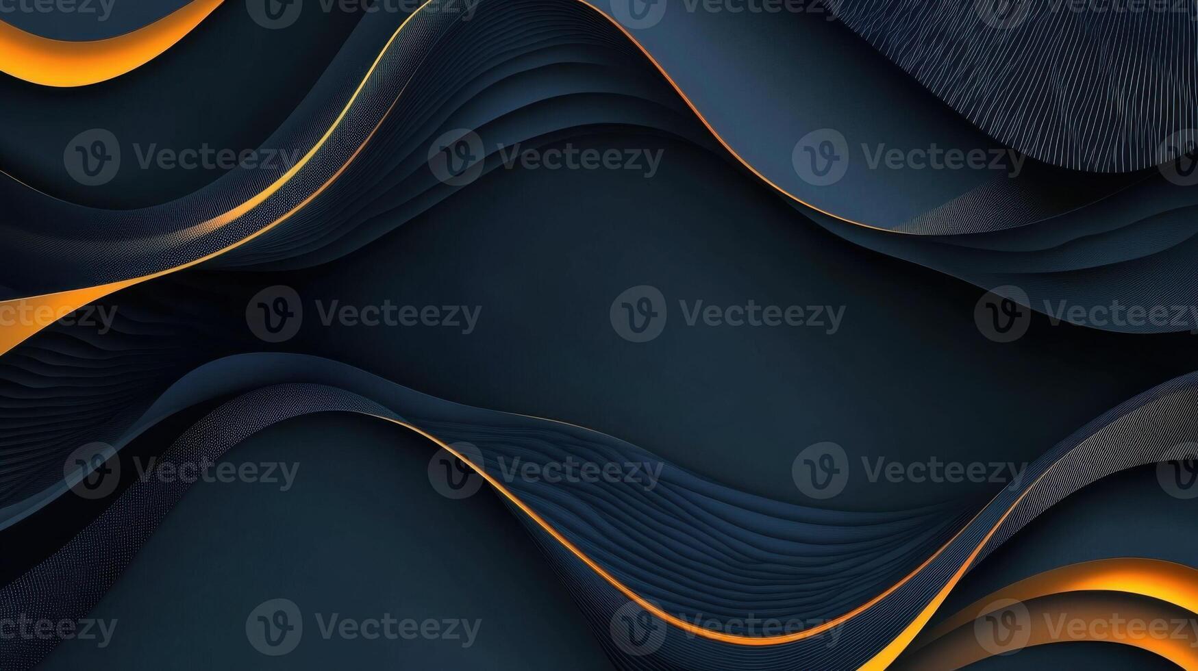 Abstract energy waves of contrasting colors photo
