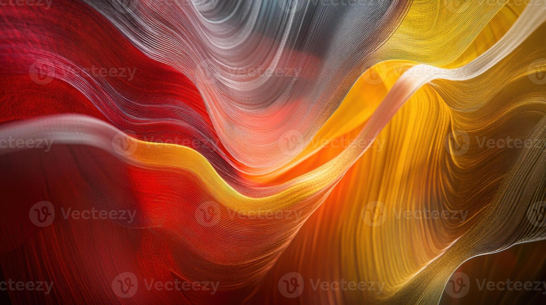 Elegant Flowing Fabric with Gradient Colors photo