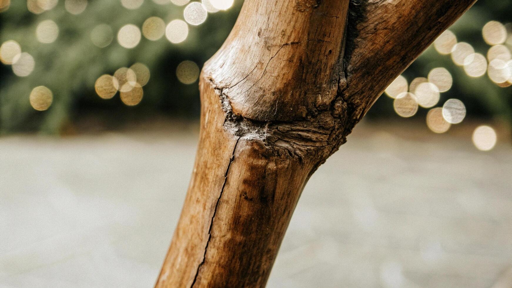 Detailed image of a reindeer's knee, highlighting the rugged texture and strong joint photo