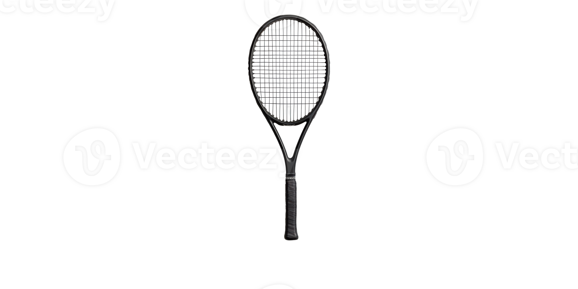 Tennis Racket With Black Handle Isolated on Transparent Background png
