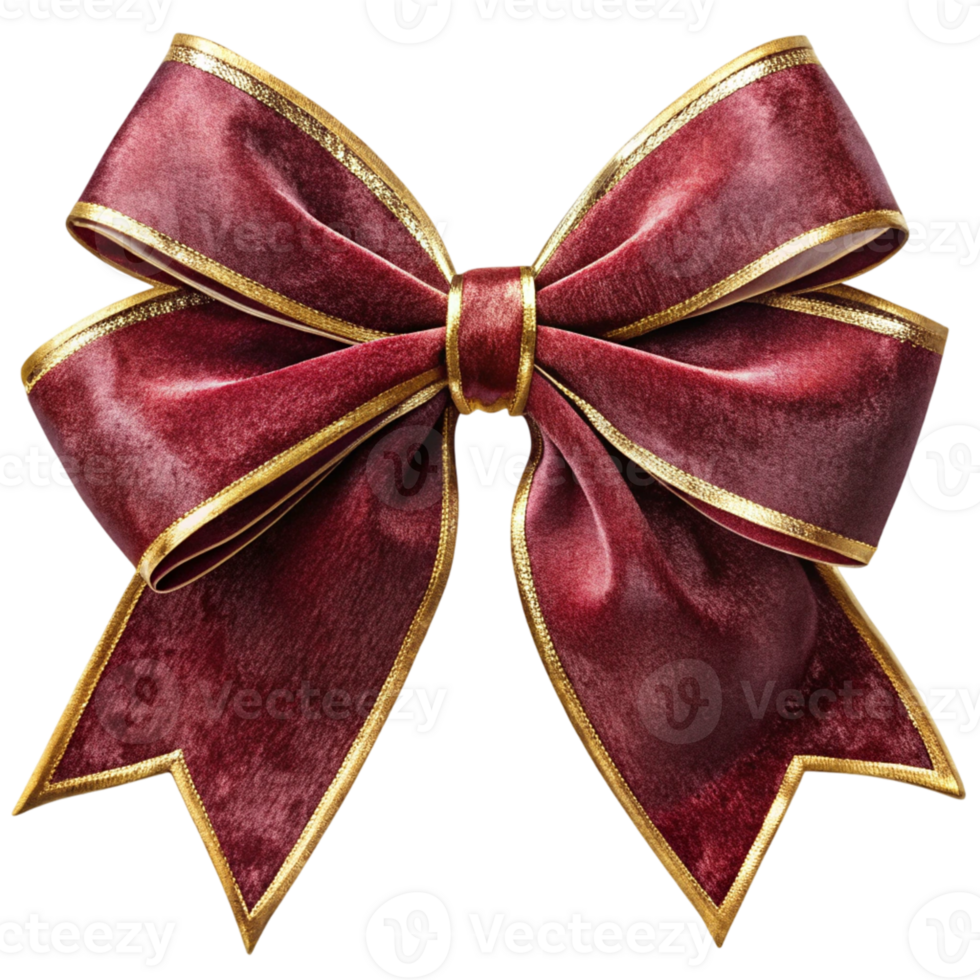 a red and gold bow png