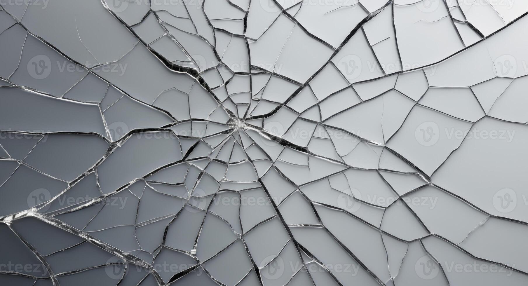 Cracked Screen Texture Large linear or web like cracks as if on. photo
