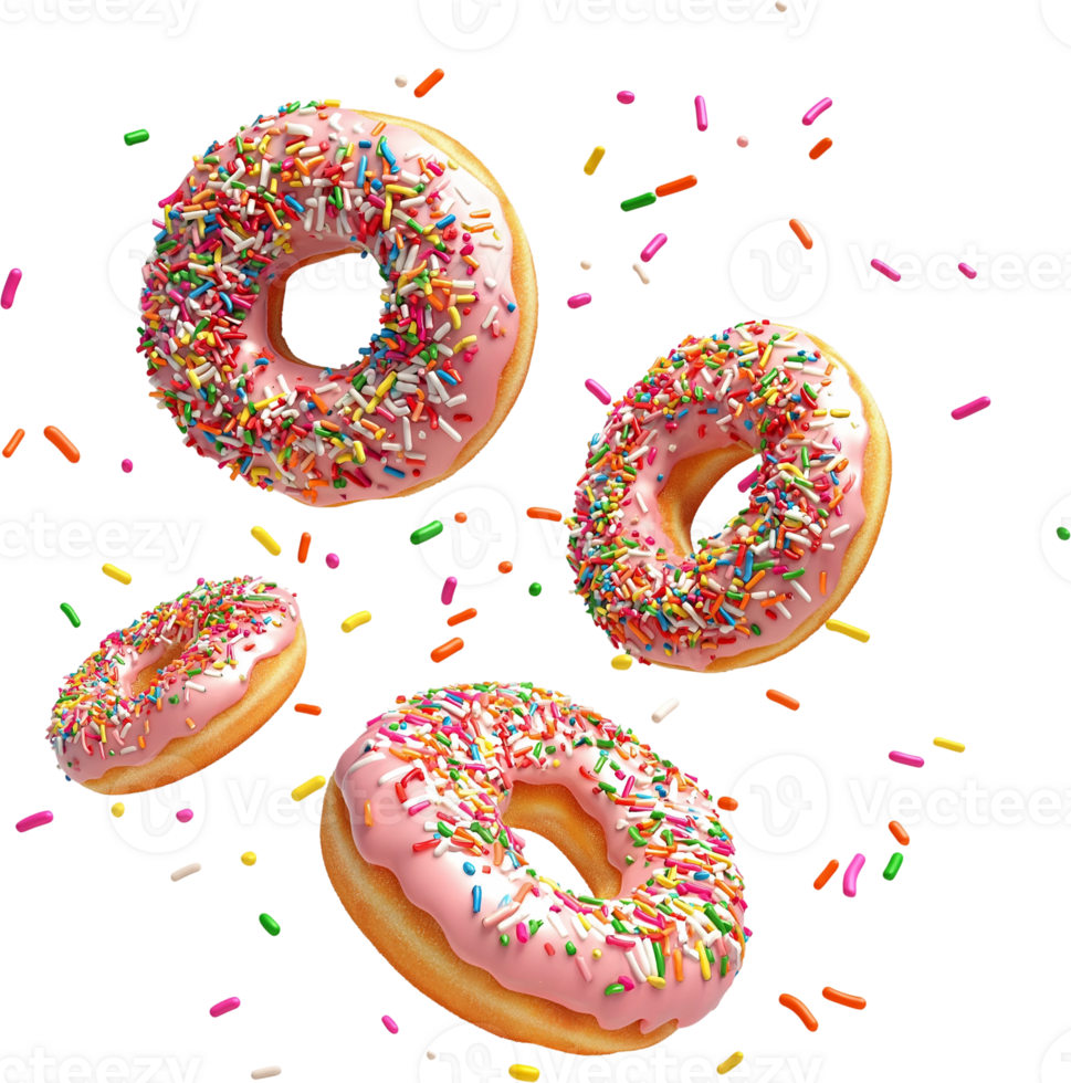 donuts with sprinkles png