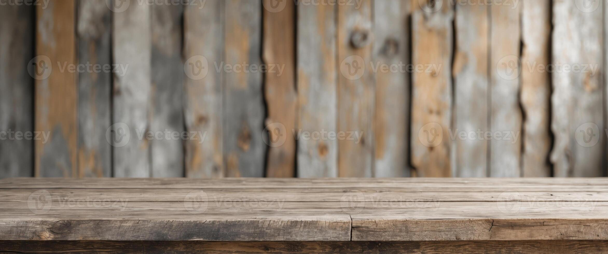 Wooden Tabletop with Text Space Rustic Flooring High Quality Image Ideal for Backgrounds and Product Displays. photo