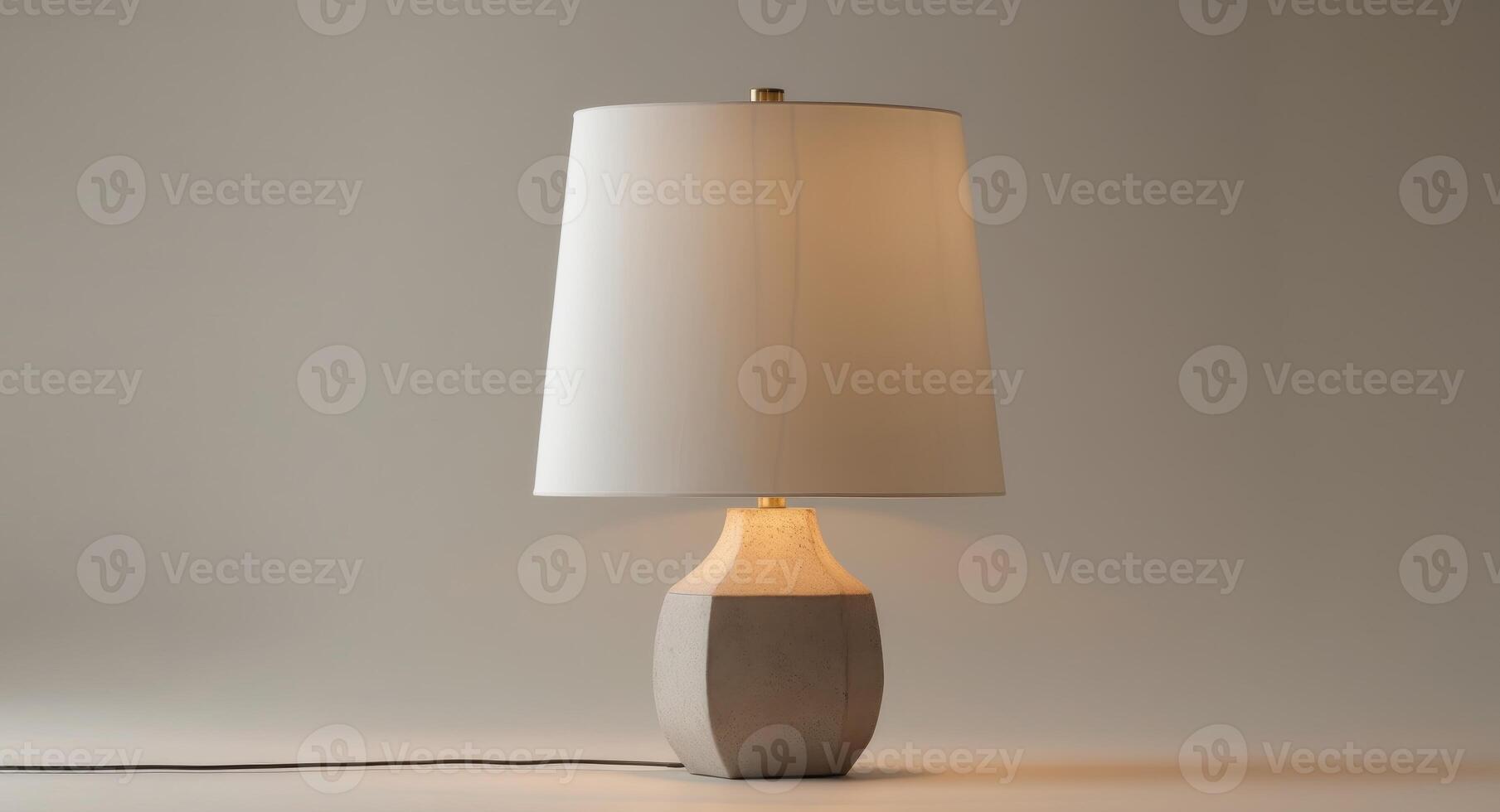 Stylish and Elegant Table Lamp Featuring a Unique Base Perfect for Enhancing Home Decor photo