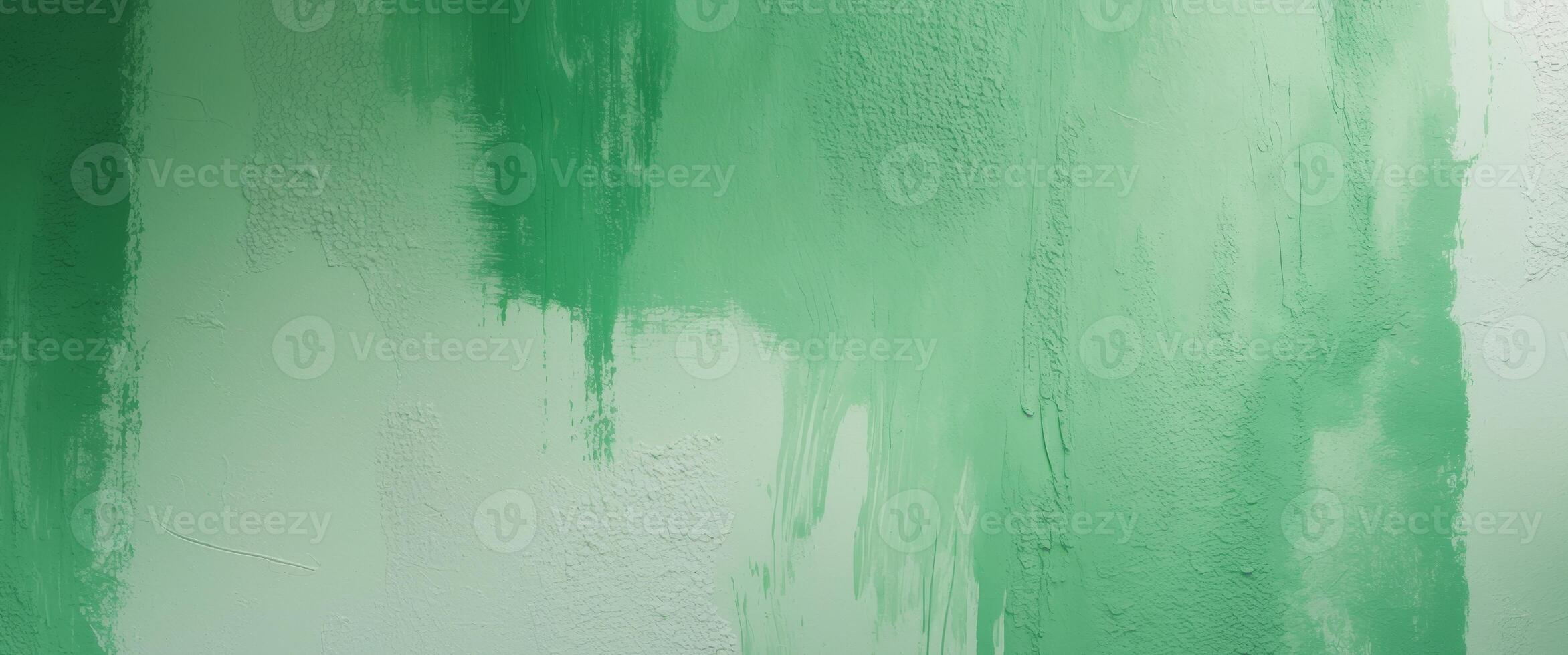 Abstract Green Wall Texture with Subtle Brush Strokes for Background or Banner Design photo