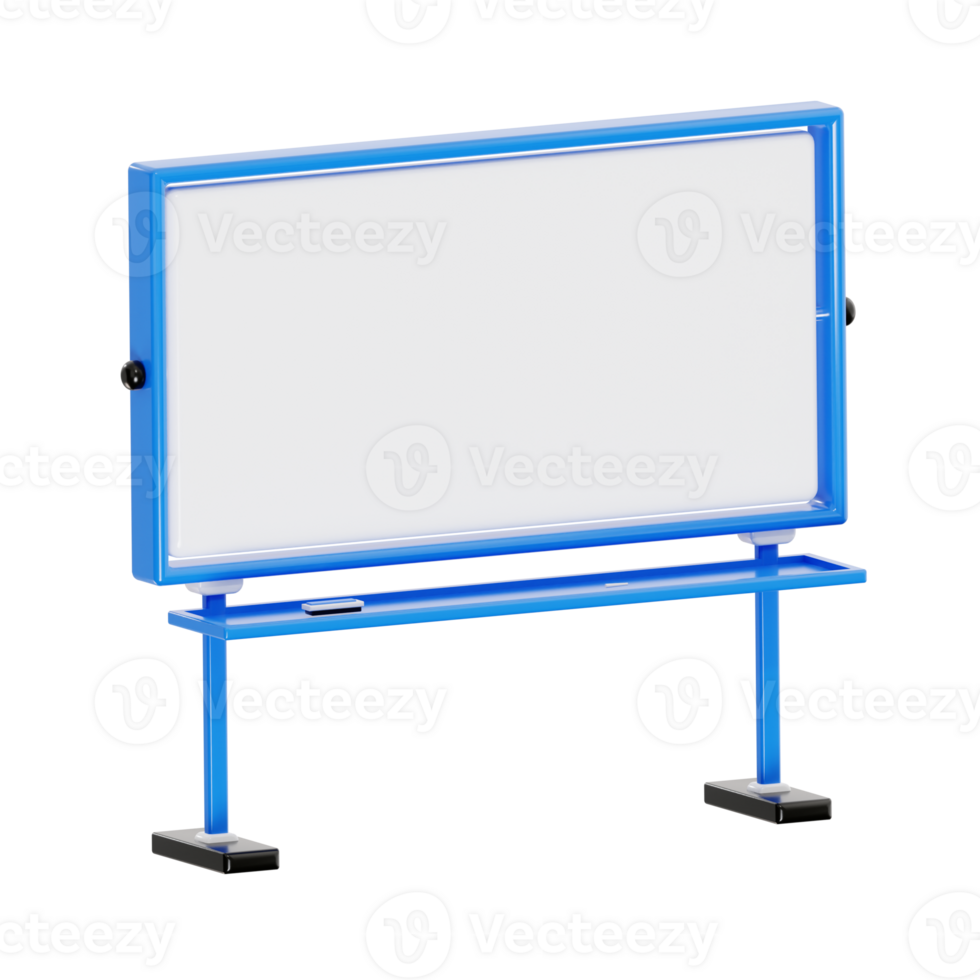 3D Modern Teaching Board on Adjustable Stand png