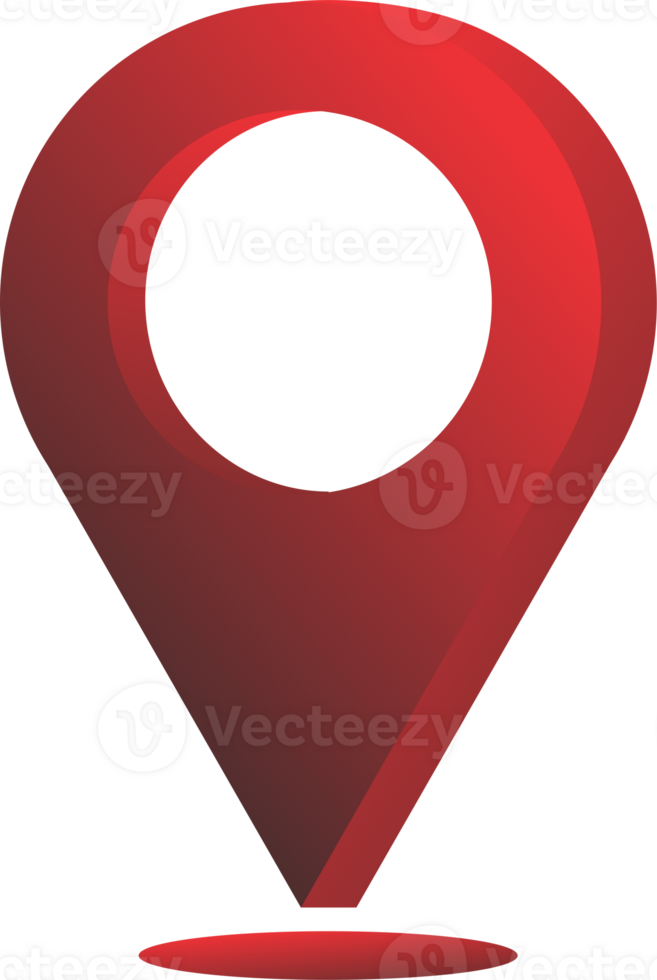 Red pin map GPS png