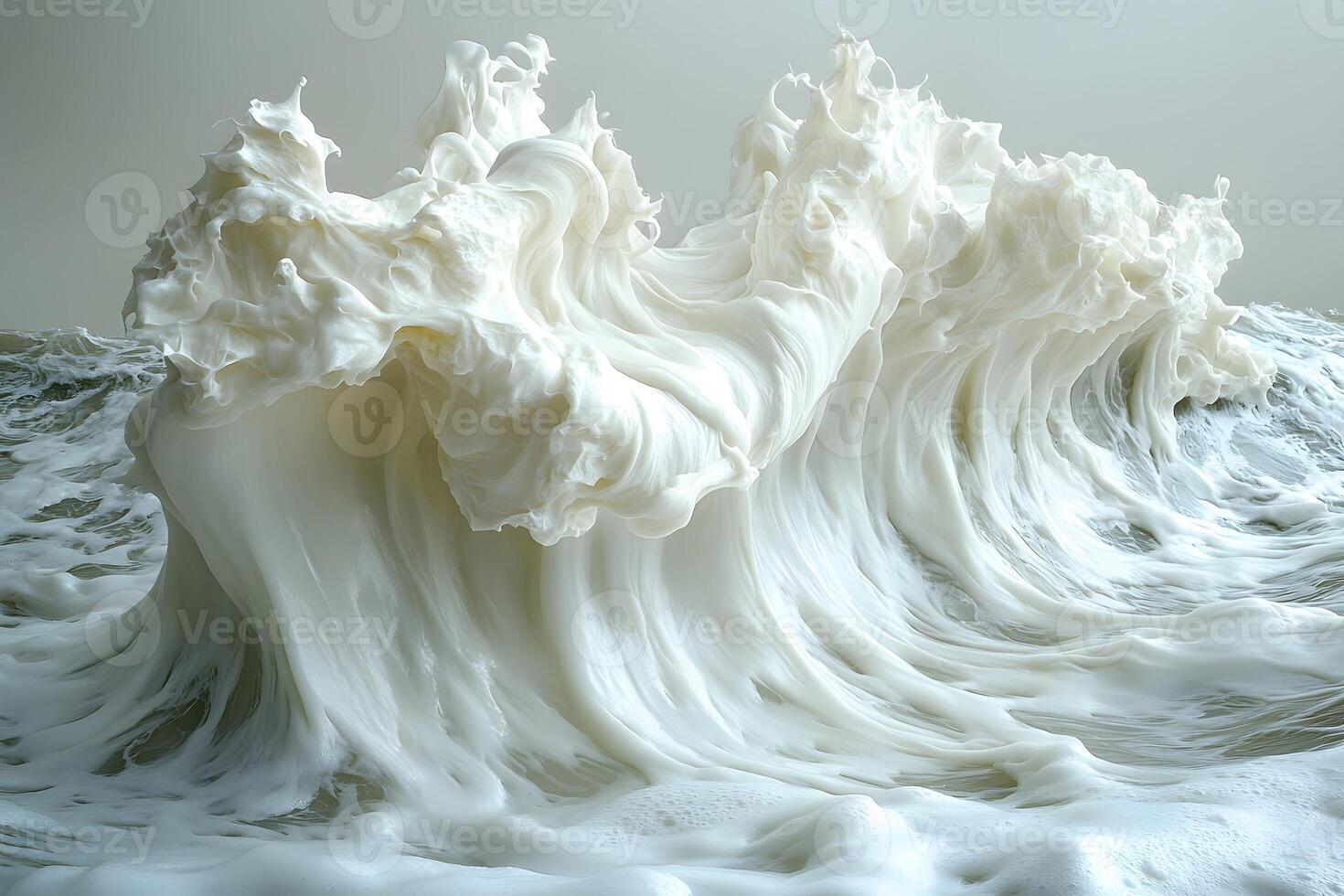 Abstract Ocean Waves Design for Creative Projects and Modern Artwork photo