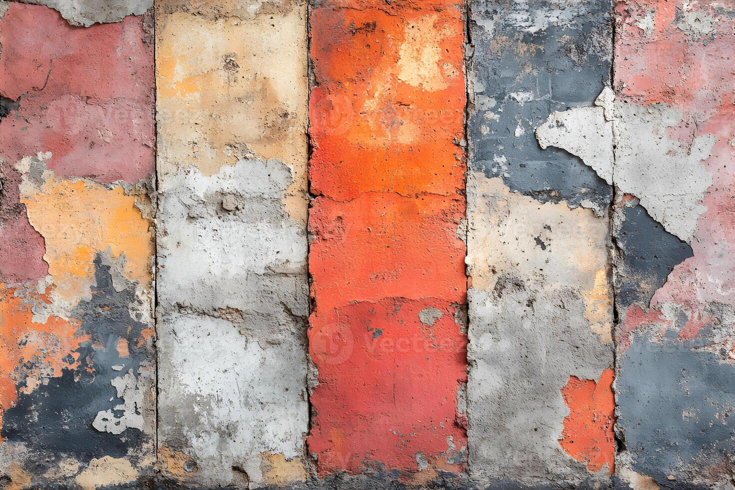 Colorful Weathered Wall Texture for Artistic Design and Background Concepts photo
