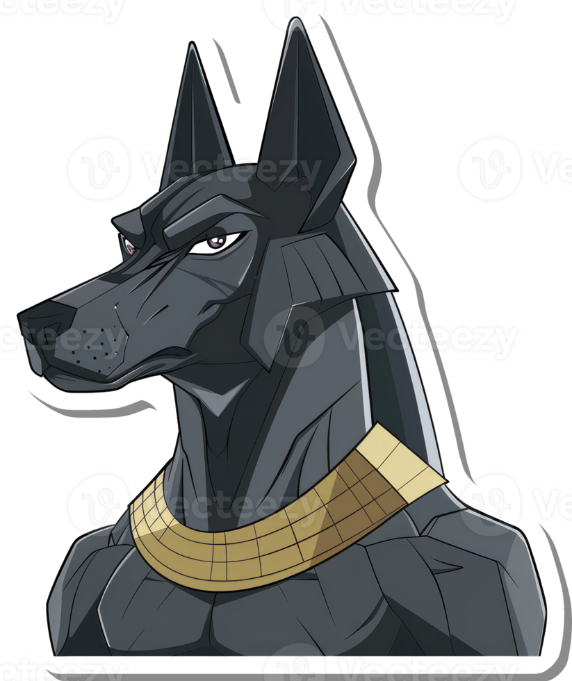 Anubis Egyptian God Powerful Canine Deity png