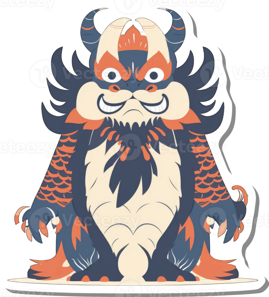 Cartoon Dragon Character Design Illustration png