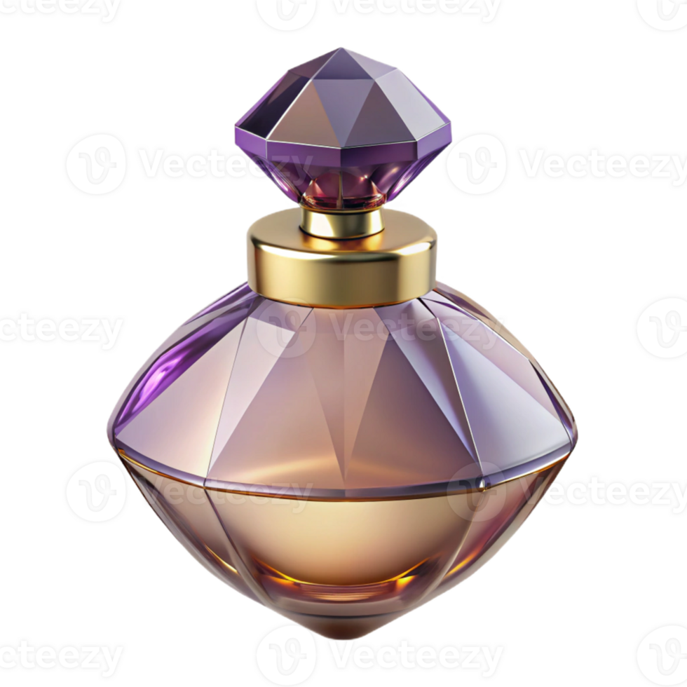 Diamond Shaped Perfume Bottle png