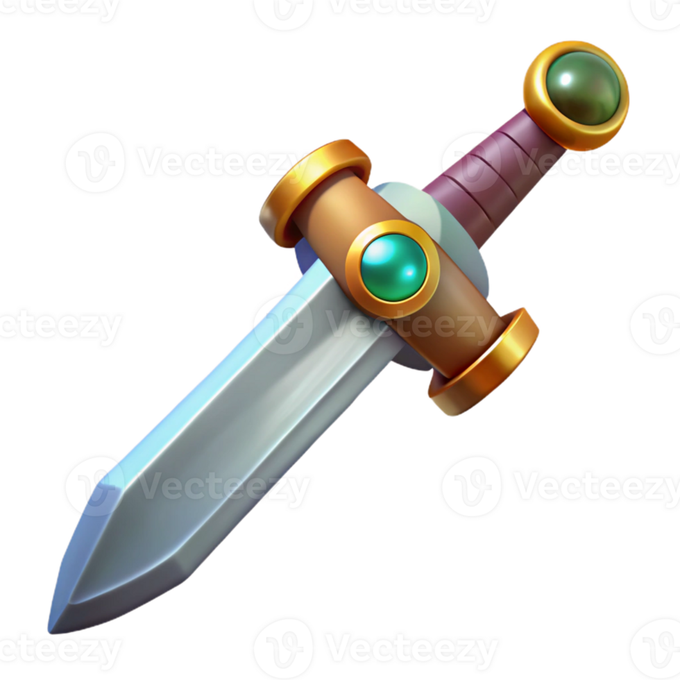 Fantasy Game Sword Illustration png