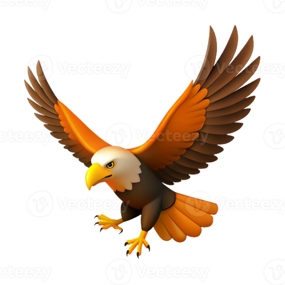 Flying Eagle Illustration png