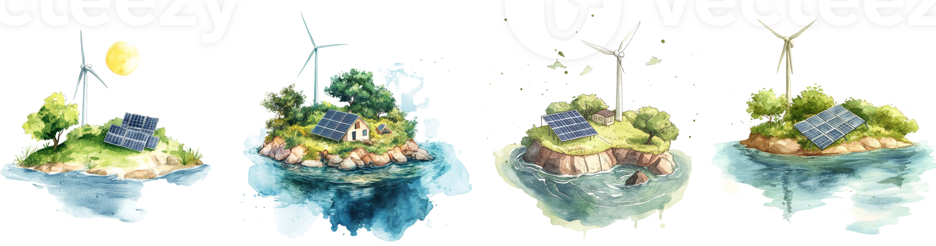 Sustainable Islands Showcase Renewable Energy Sources png