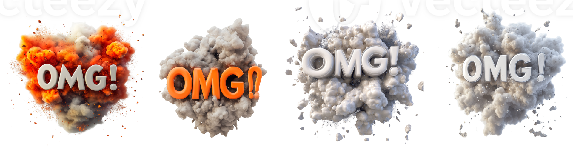 OMG Exploding Word Cloud Variations png