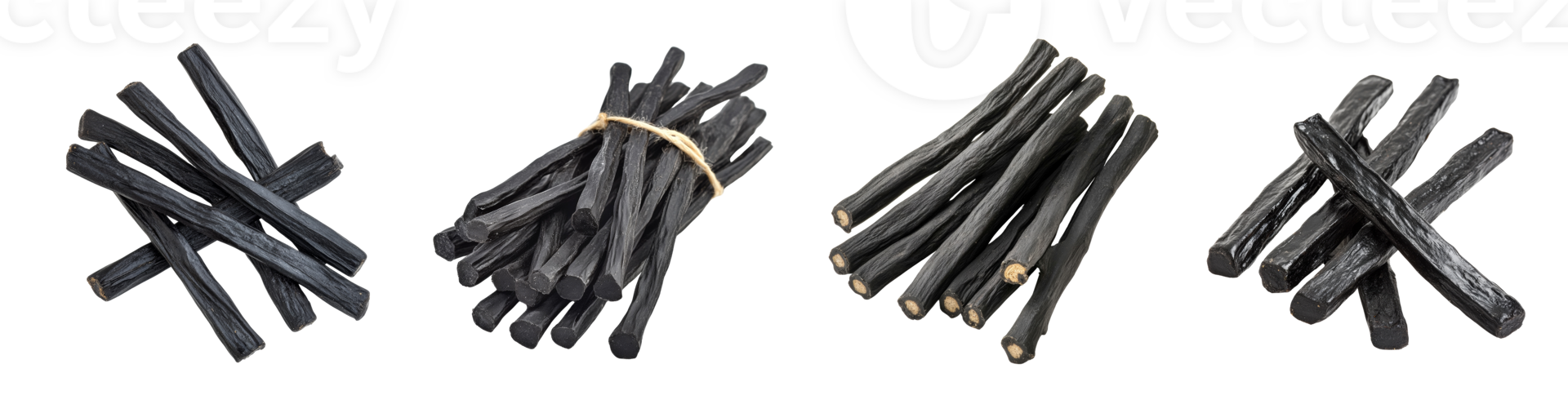 Assorted Black Licorice Sticks Candy Confectionery png