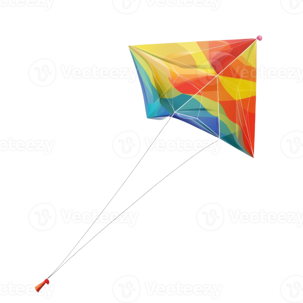 A Colorful Kite Soars In The Sky png