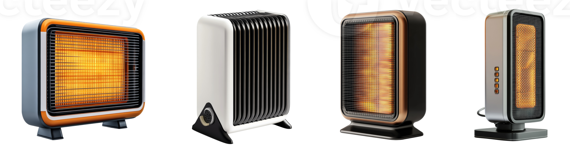 A Collection Of Modern Electric Heaters For Homes png