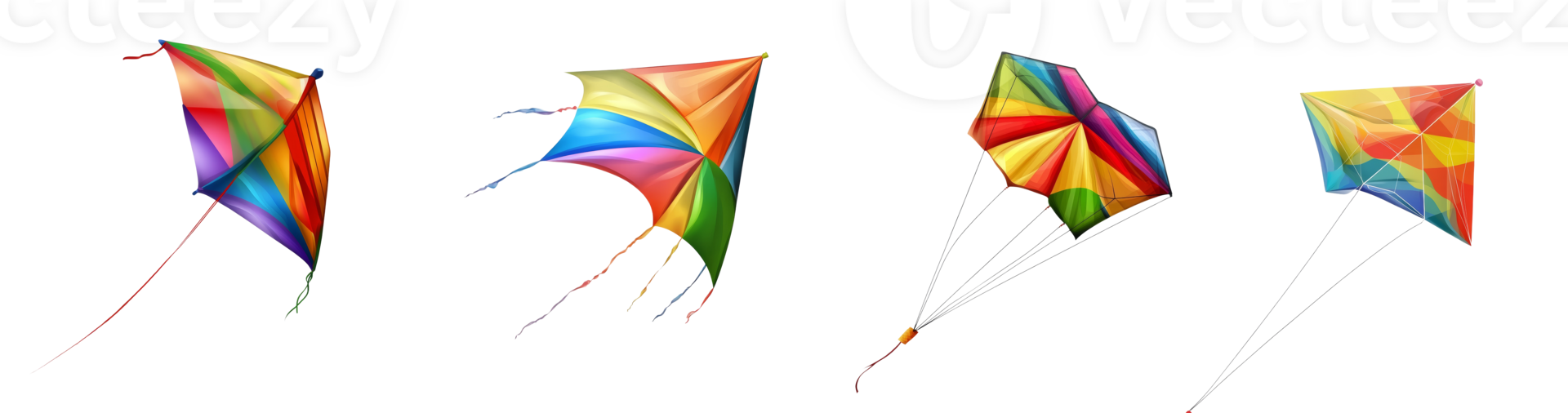 Colorful Kites Soaring High In The Sky png