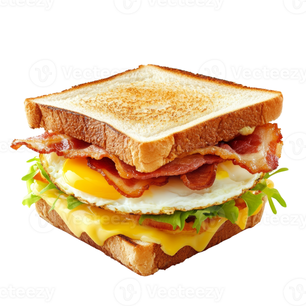 Delicious Bacon Egg and Cheese Sandwich png