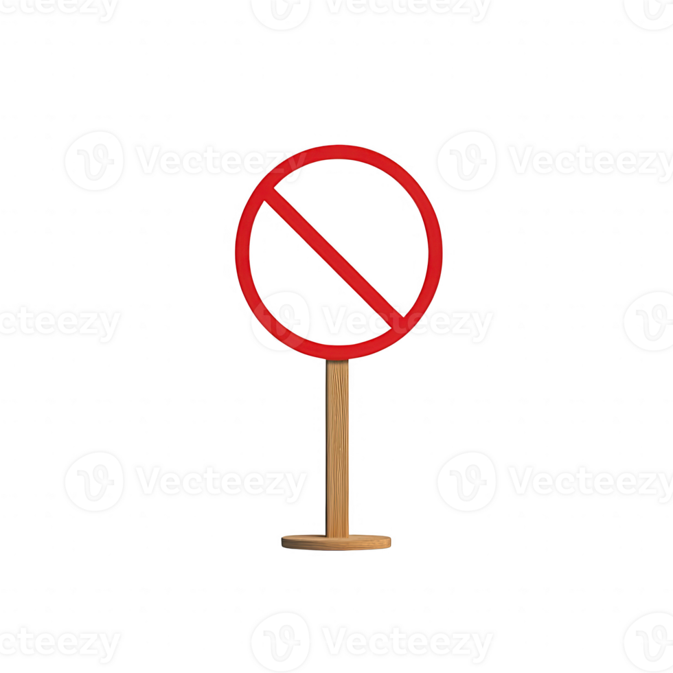 A clear no entry sign symbolizing restriction and barriers in various contexts. png