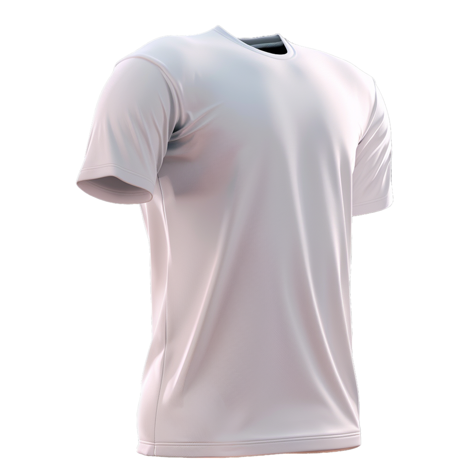 HighQuality Blank White ShortSleeve TShirt Mockup for Design Presentation png