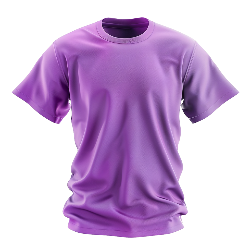 HighQuality Purple TShirt Mockup for Clothing Design and Branding png