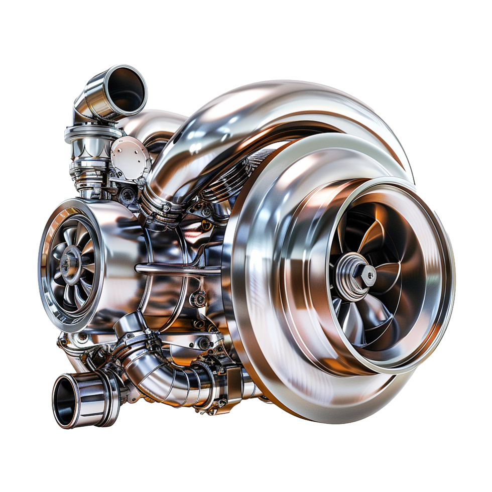 Powerful Turbocharger Engine Technology Automotive Performance Speed png