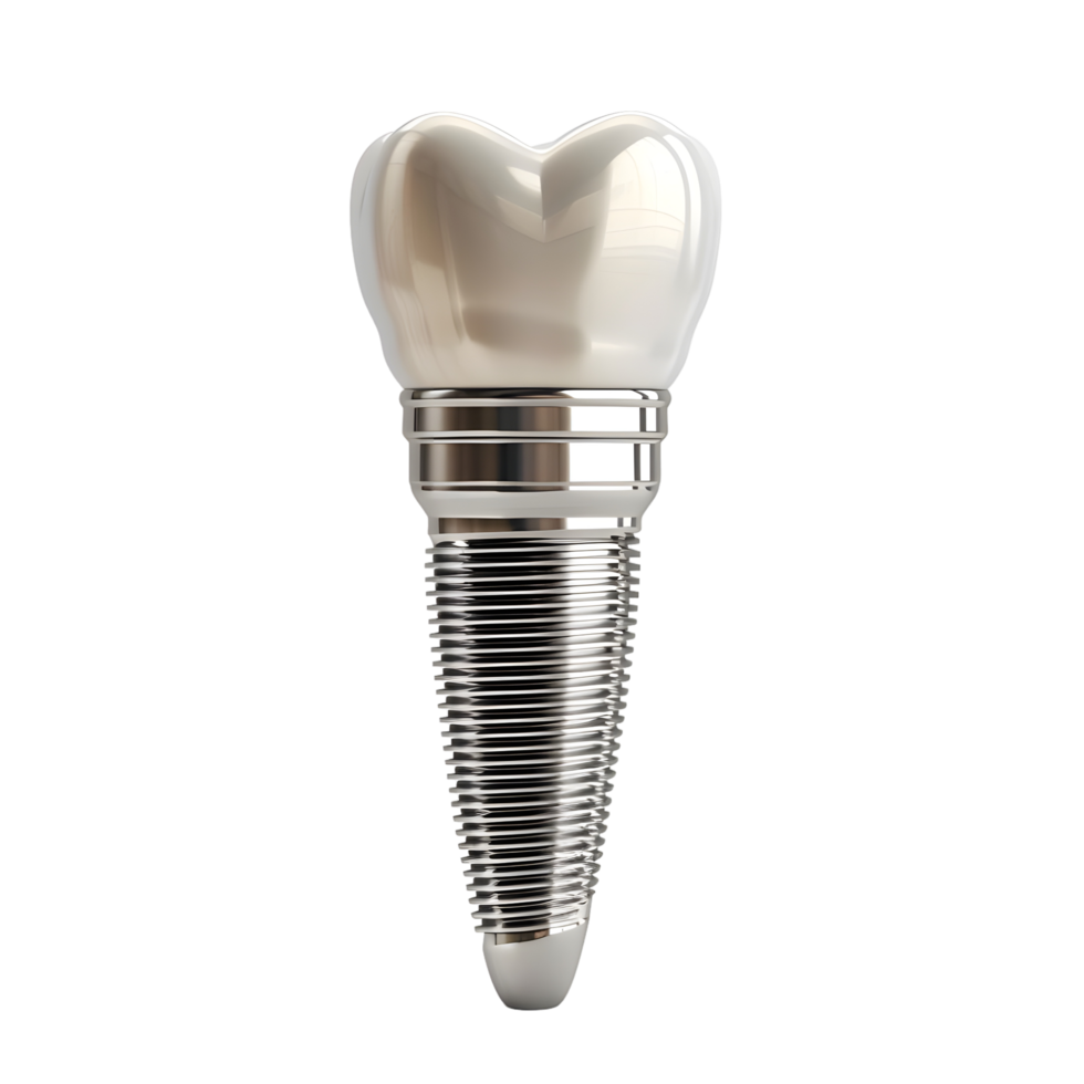 Dental Implant pin Isolated on Transparent Background png