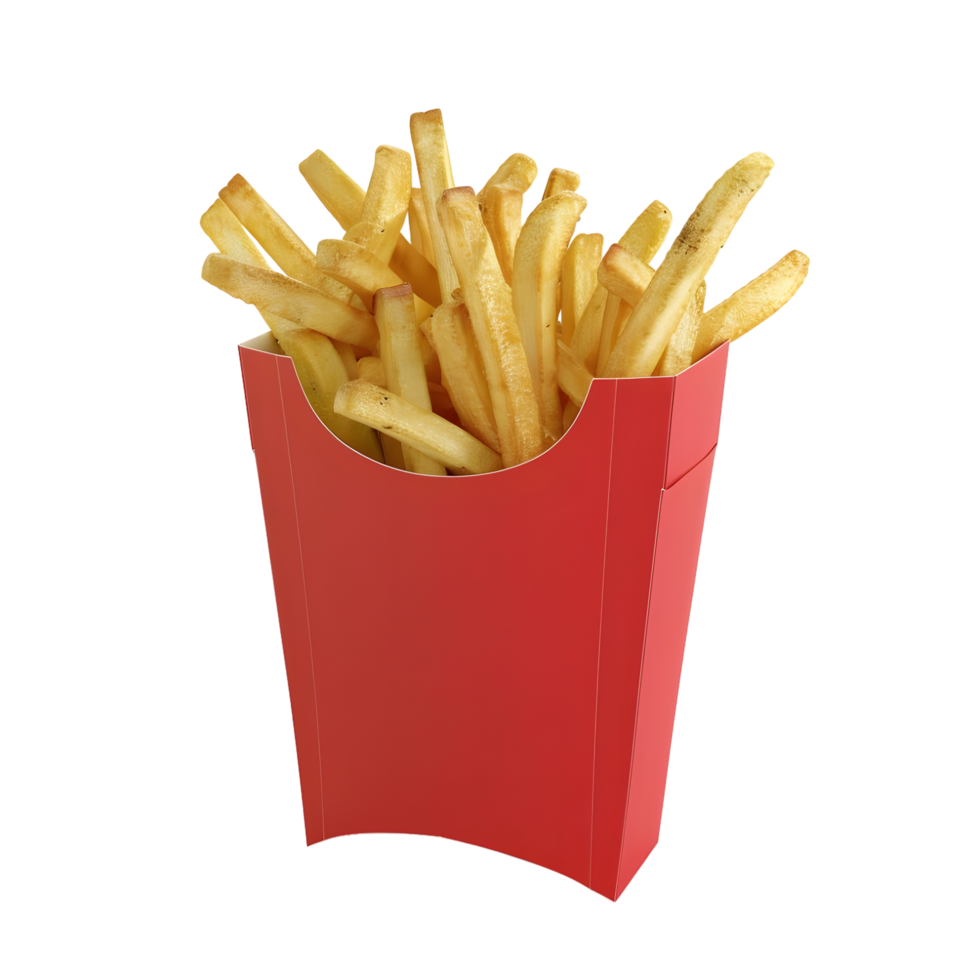 French Fries Isolated on Transparent Background png