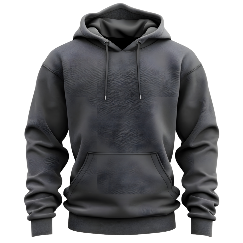 Blank Black Hoodie for Mockup isolated on transparent background png