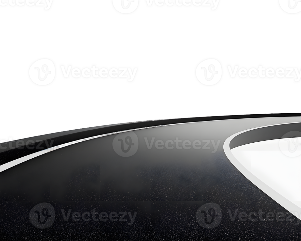 Abstract Curving Path Through Dark Space png