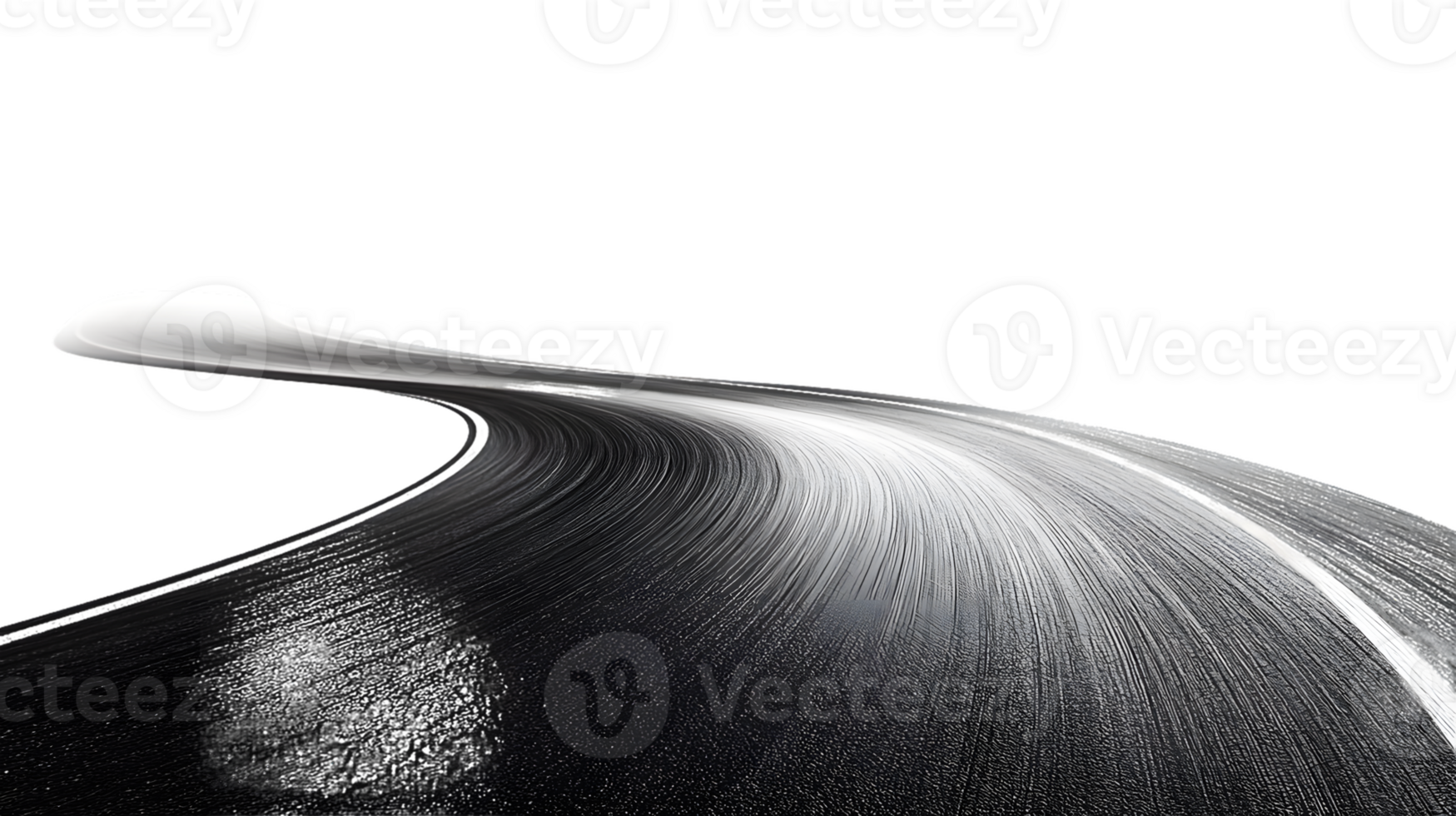 Abstract Winding Path A Glistening Journey into the Dark png