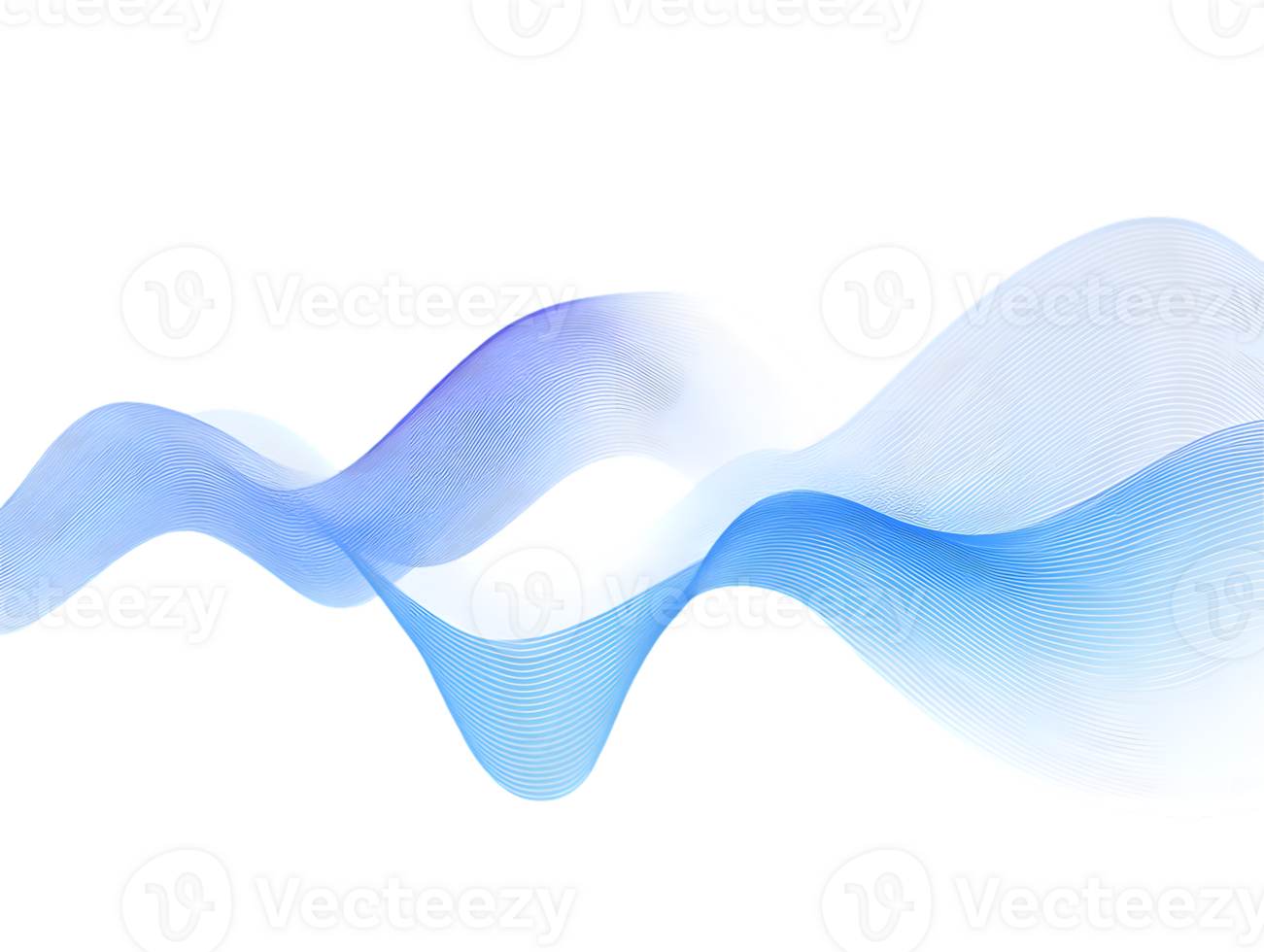 Abstract Blue Wave Design Element Elegant And Modern Graphic For Digital Projects png
