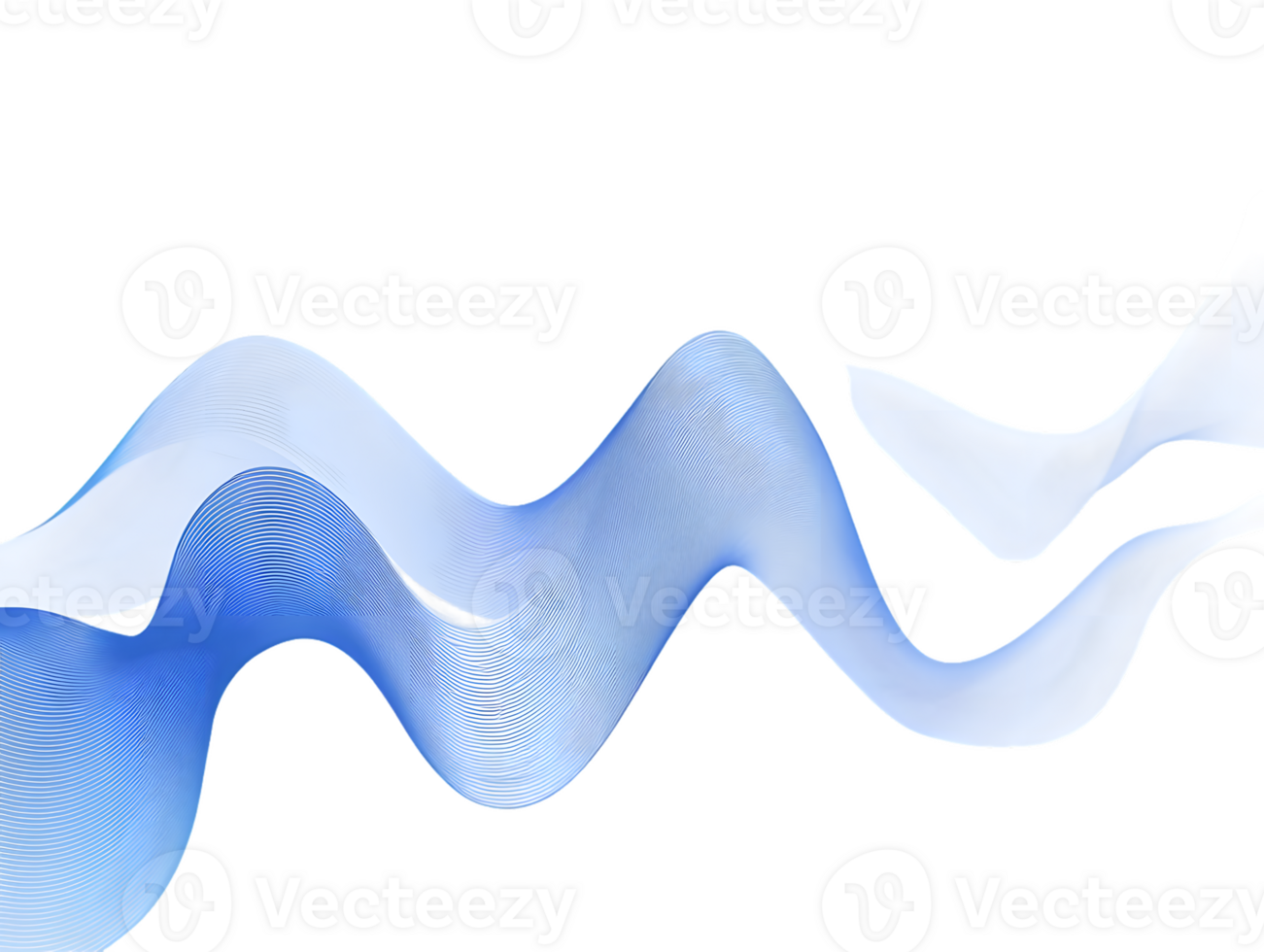 Abstract Blue Wave Design Element Fluid, Dynamic, And Elegant Texture Overlay png