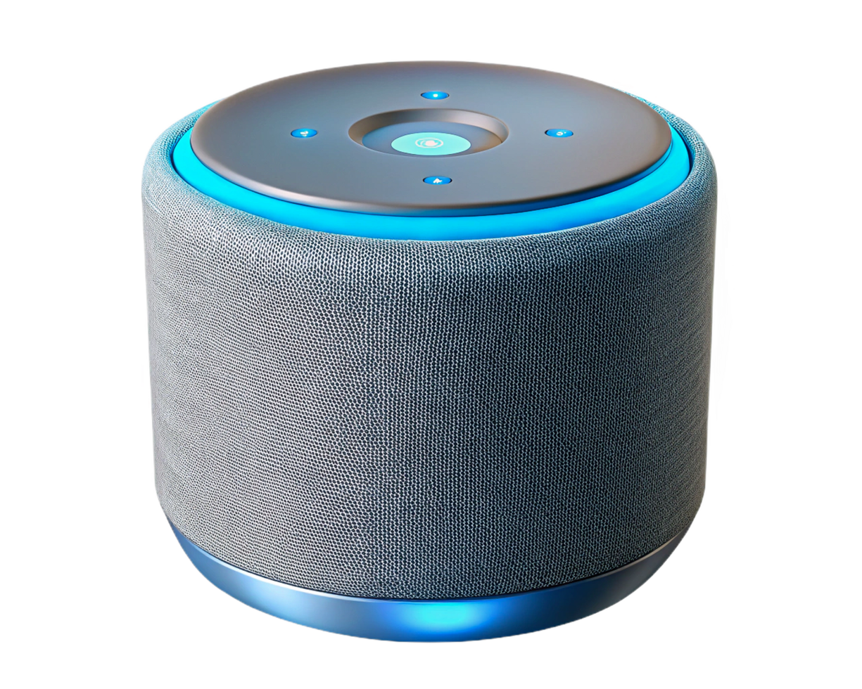 Smart Speaker Device Voice Assistant, Bluetooth, Music, Home Automation png