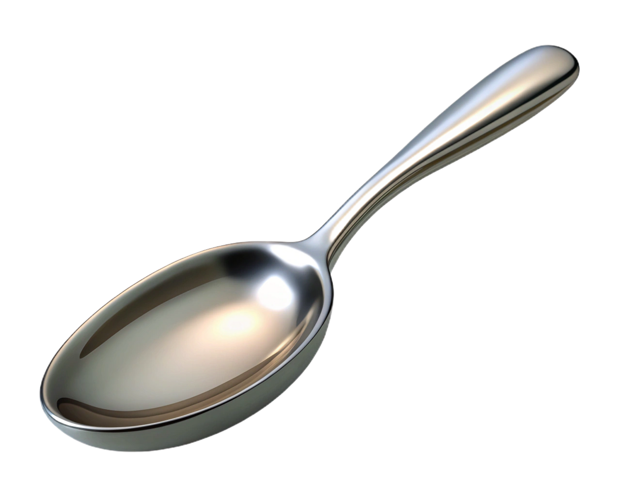 Shiny Silver Spoon Utensil, Metal, Serving, Eating, Kitchen png