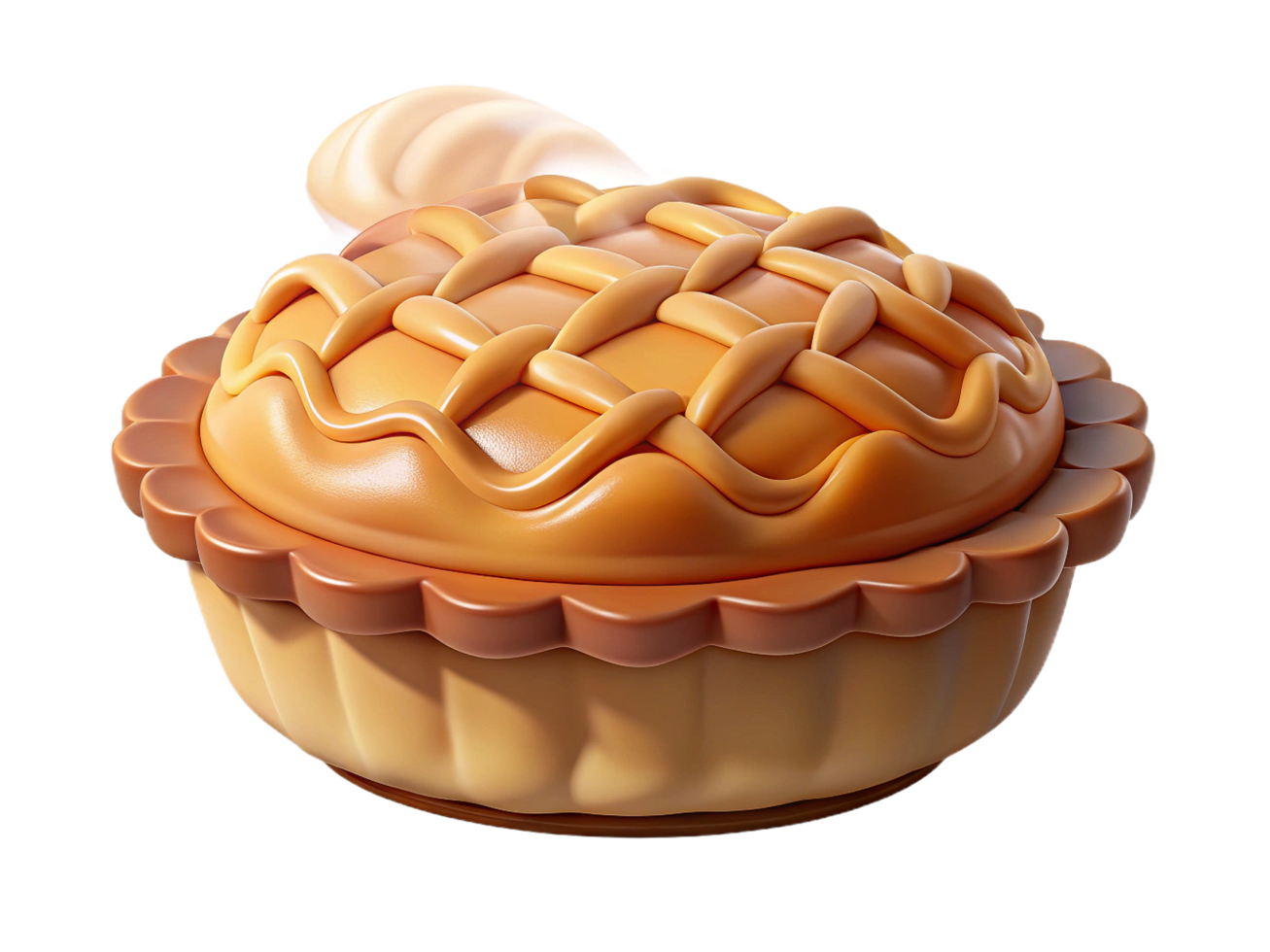 Delicious GoldenBrown Crusty Pie, Sweet Treat, Autumn Dessert png