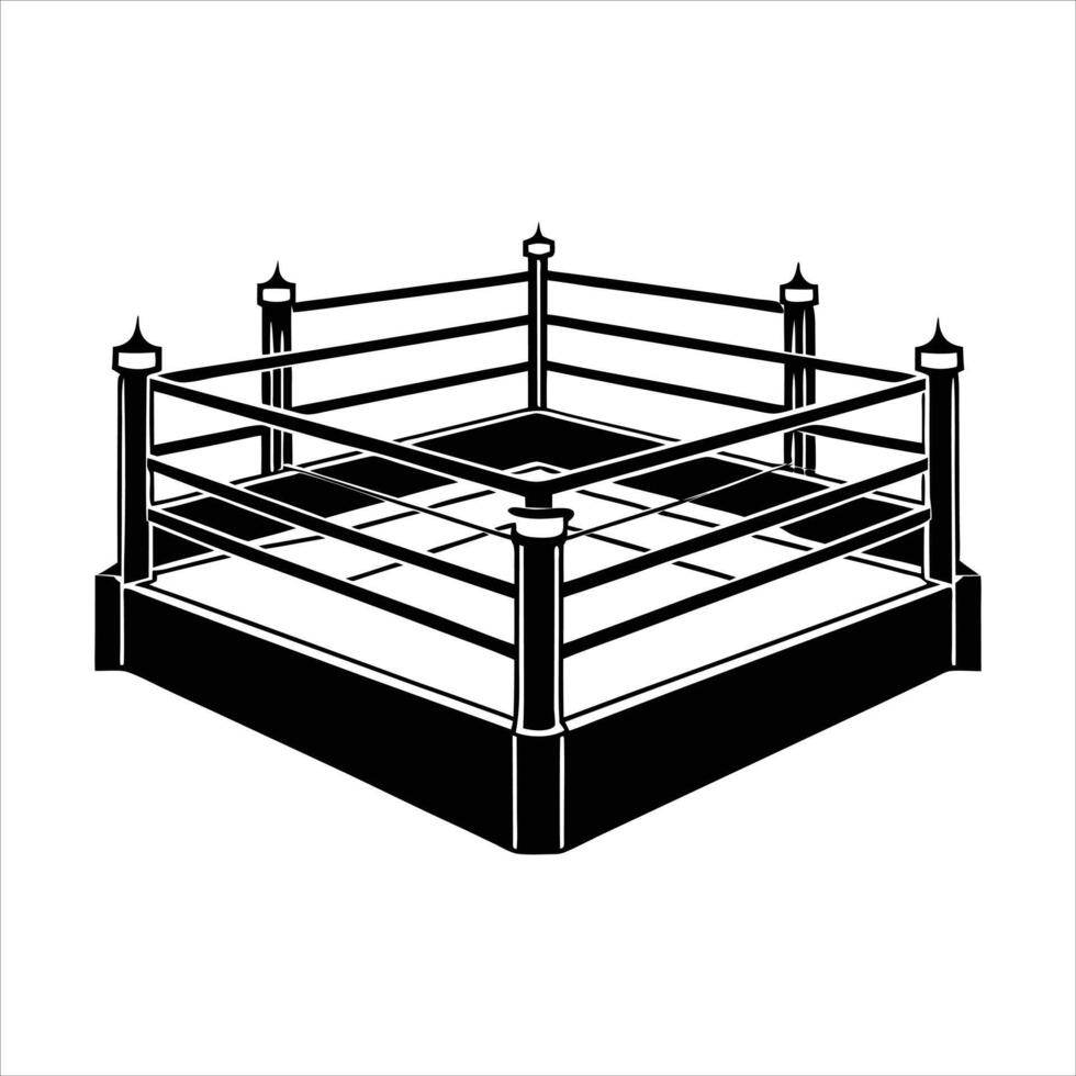 Wrestling Ring Background vector