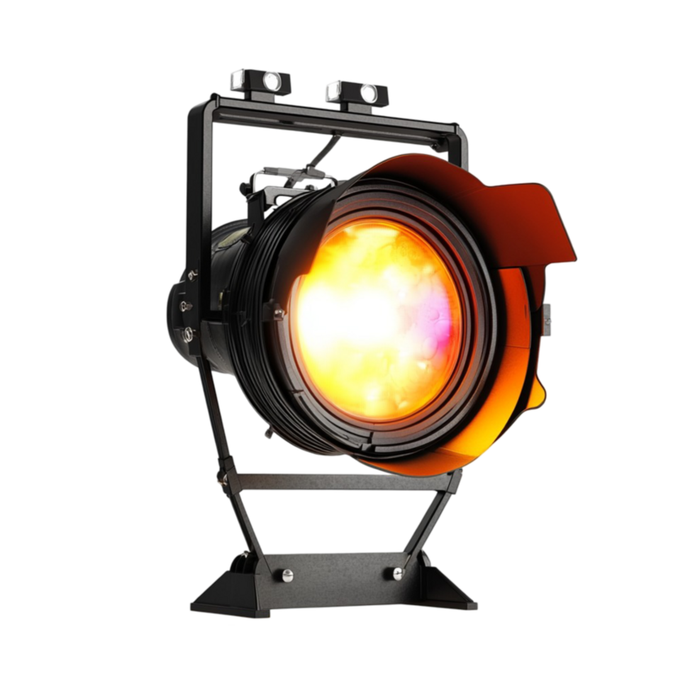 Vintage Spotlight with Warm Glow png