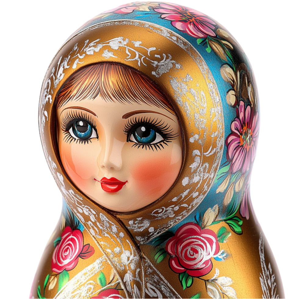 Traditional Russian Matryoshka Doll png